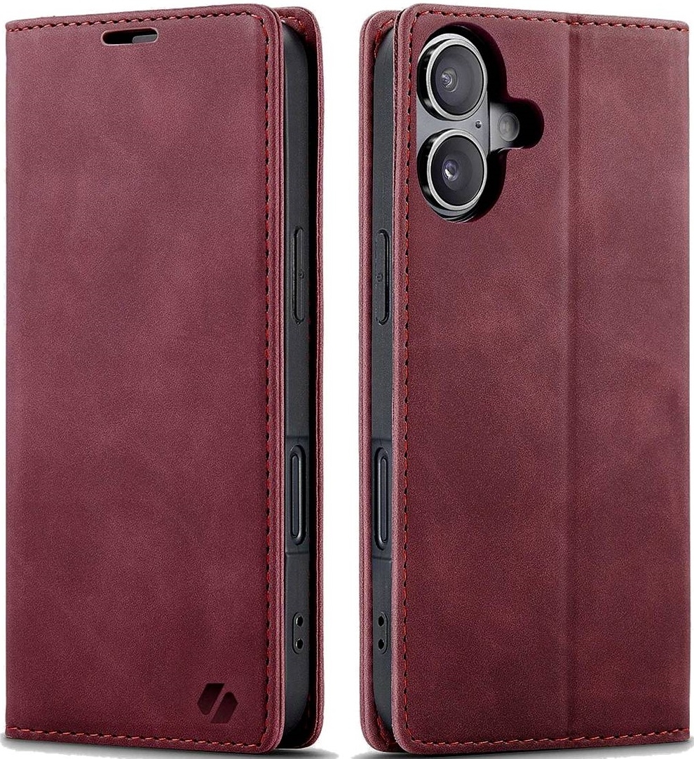 Θήκη Apple iPhone 16 - Spacecase Wallet Πορτοφόλι - Red