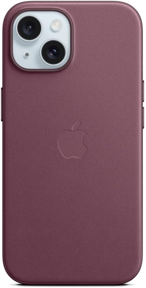 Θήκη Apple iPhone 15 - Official Apple FineWoven Case Υφασμάτινη με MagSafe - Mulberry (MT3E3ZM/A)