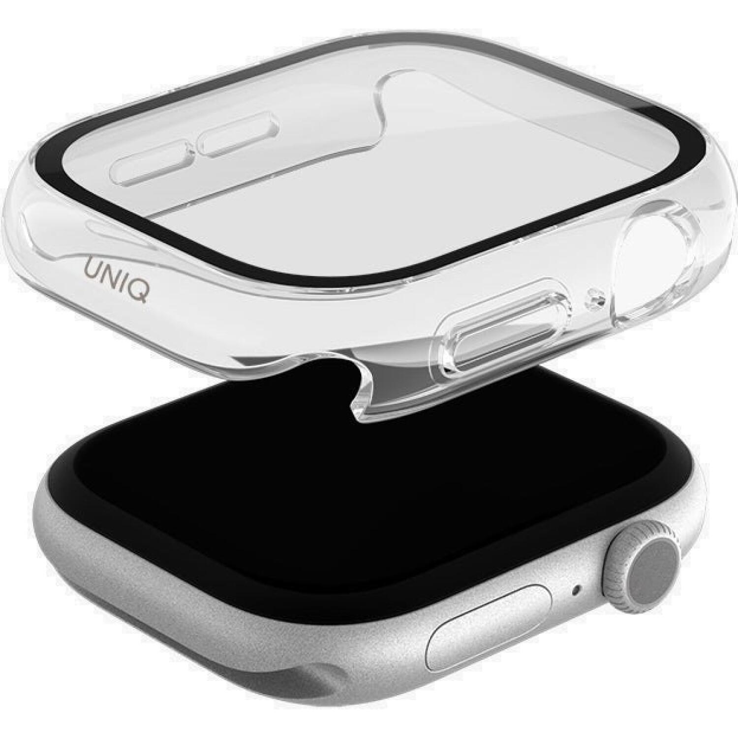 Θήκη Apple Watch 11 / 10 42mm Uniq Nautic Αδιάβροχη με Tempered Glass Clear