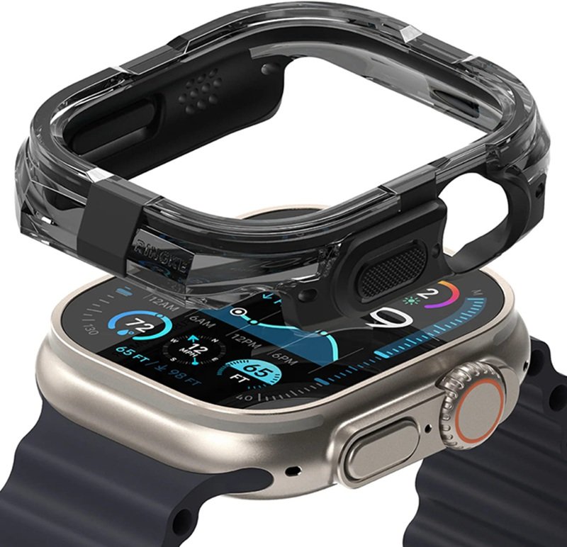 Θήκη Apple Watch Ultra 3 / Ultra 2 / Ultra 1 49mm Ringke Fusion Bumper Σκληρή Black