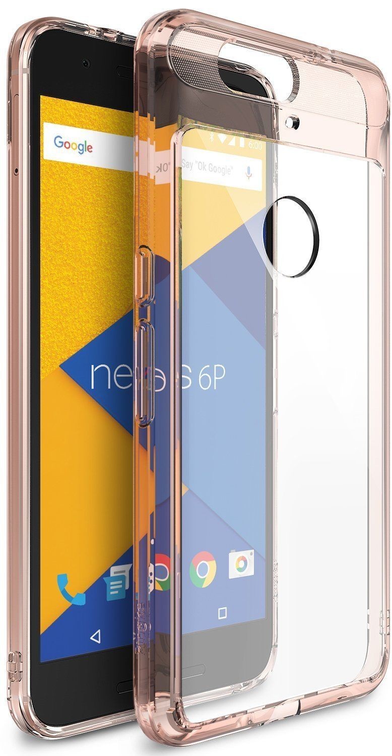 Διάφανη Θήκη Huawei Nexus 6P PC με TPU Bumper