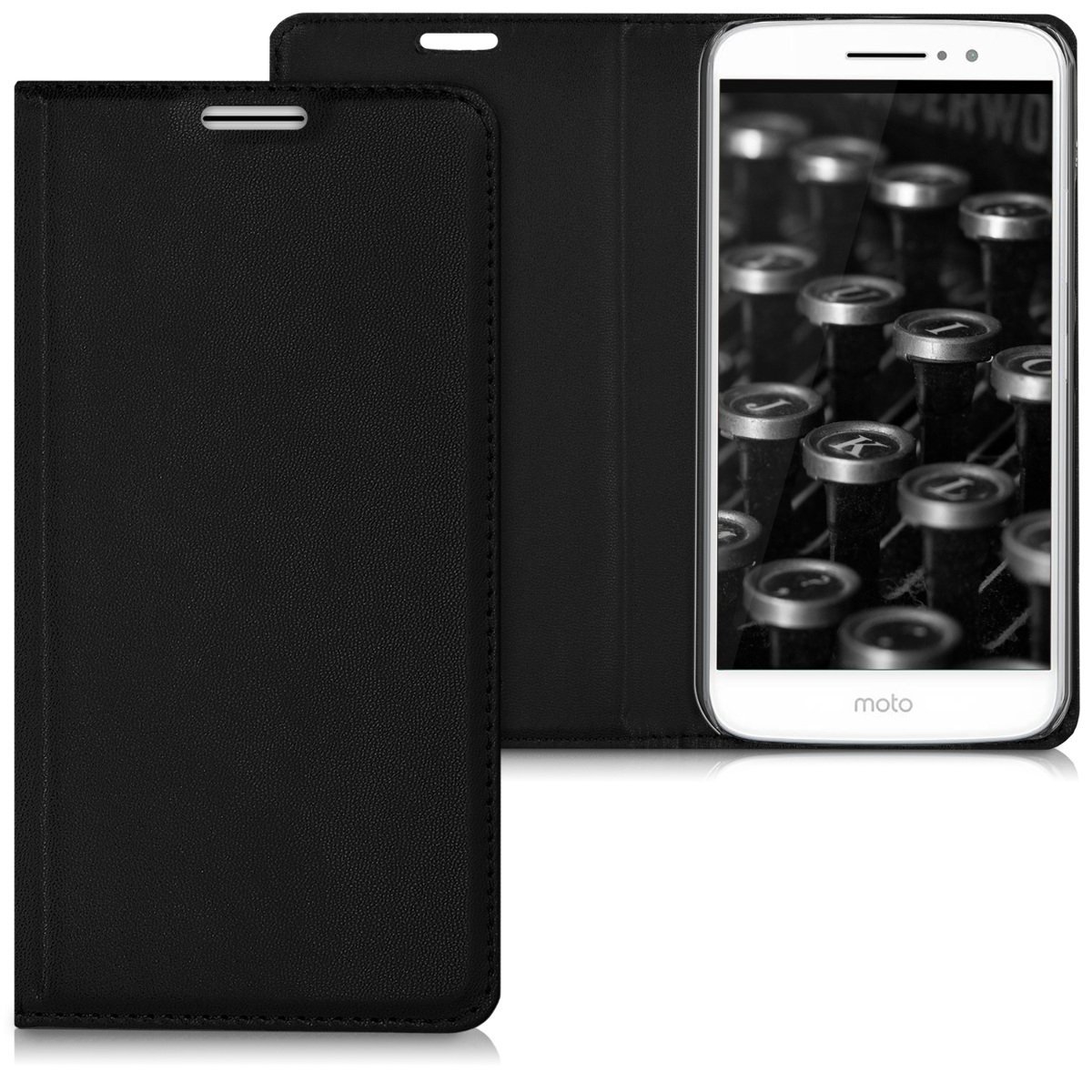 Flip Θήκη Motorola Moto M - Black
