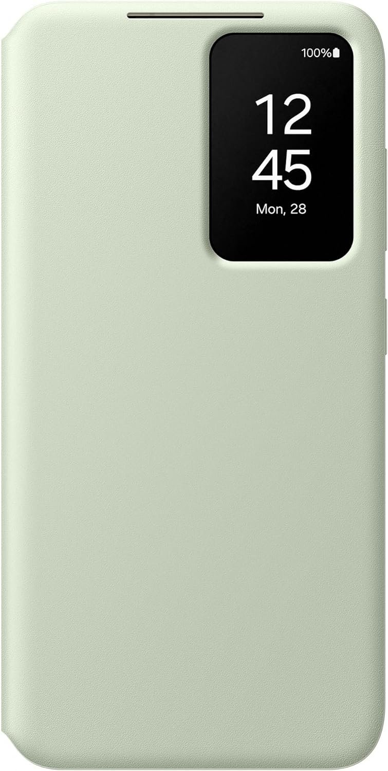 Θήκη Flip με Ενεργό Πορτάκι - Samsung Galaxy S24 - Official Samsung Smart View Wallet Case - Light Green (EF-ZS921CGEGWW)