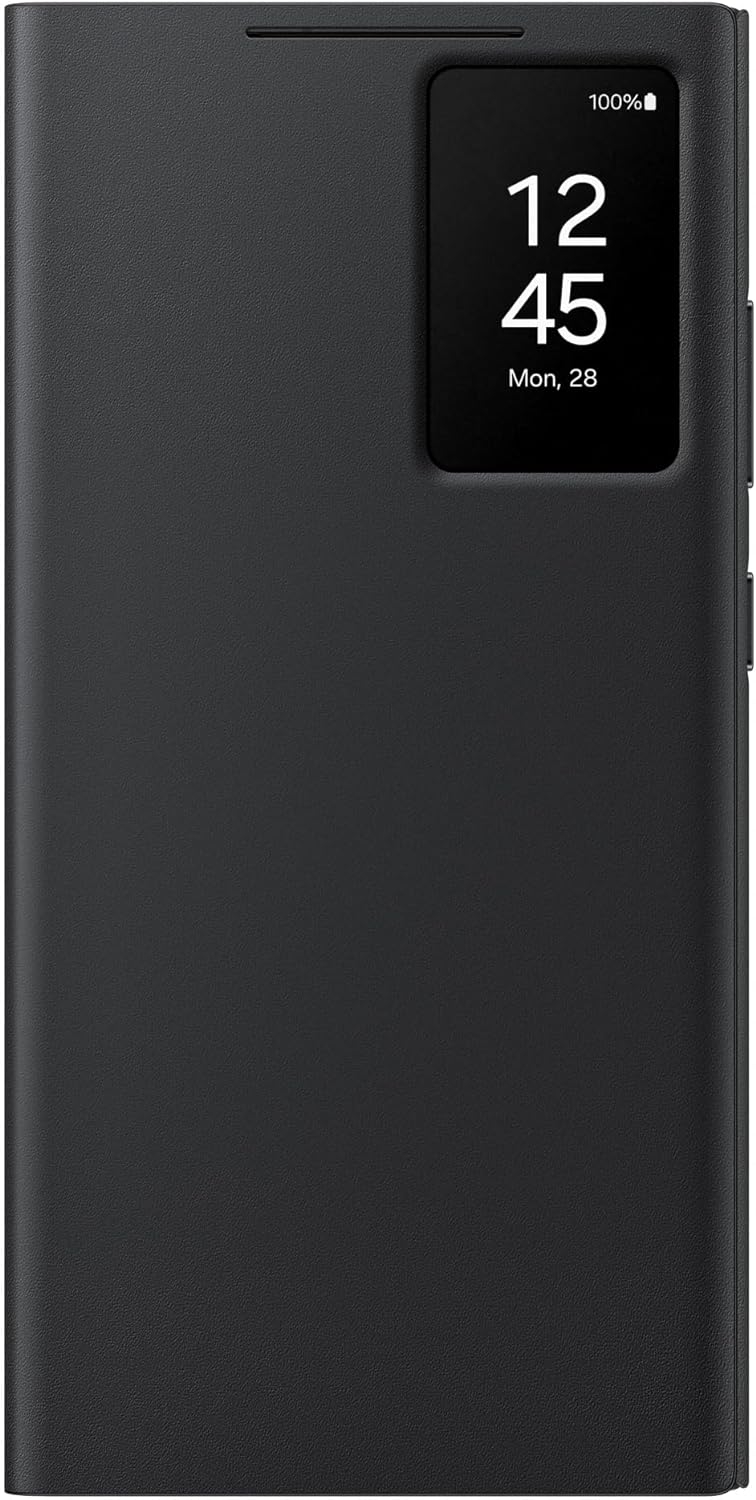 Open Box Grade A Θήκη Flip με Ενεργό Πορτάκι Samsung Galaxy S24 Ultra Official Samsung Smart View Wallet Case Black
