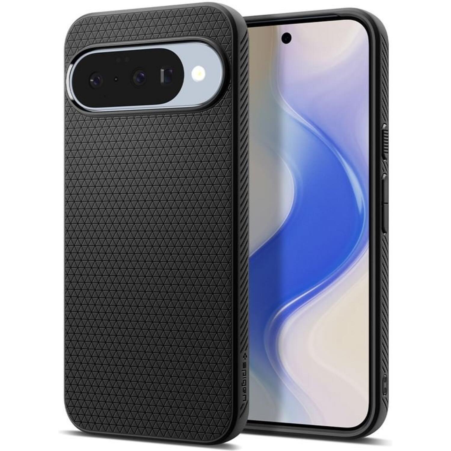 Θήκη Google Pixel 10 / 10 Pro Spigen Liquid Air Σιλικόνης Matte Black