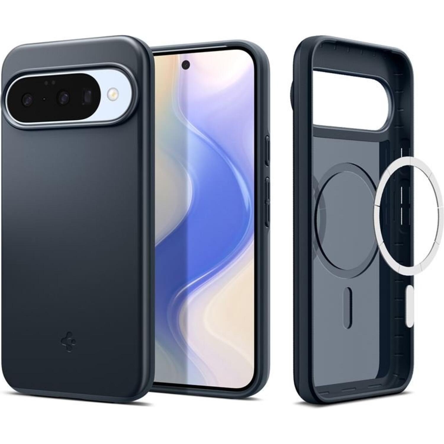 Θήκη Google Pixel 10 / 10 Pro Spigen Thin Fit MagFit Σκληρή με MagSafe Qi2 Metal Slate