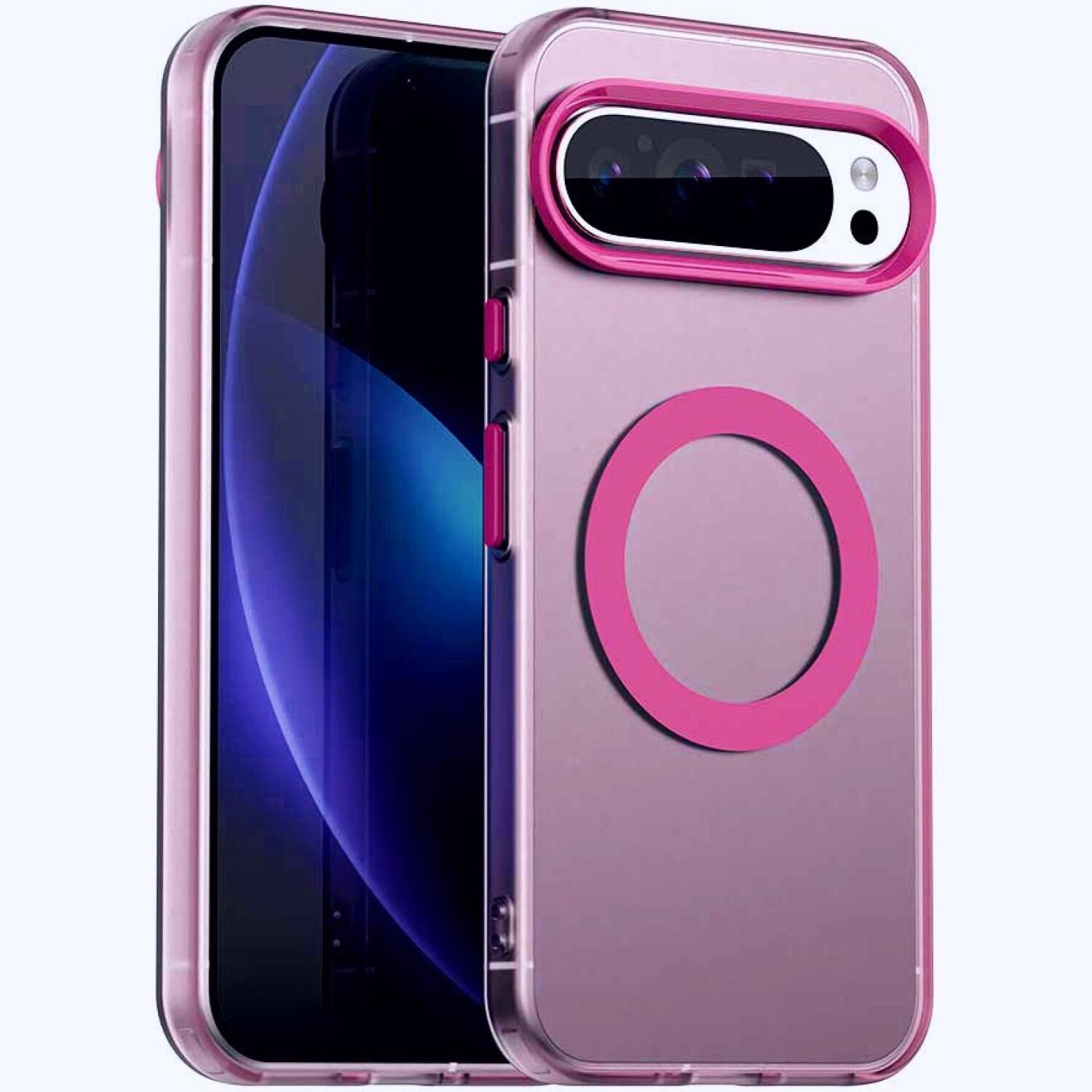 Θήκη Google Pixel 10 Pro XL Techsuit CandyCase Σκληρή Ημιδιάφανη με MagSafe Qi2 Pink