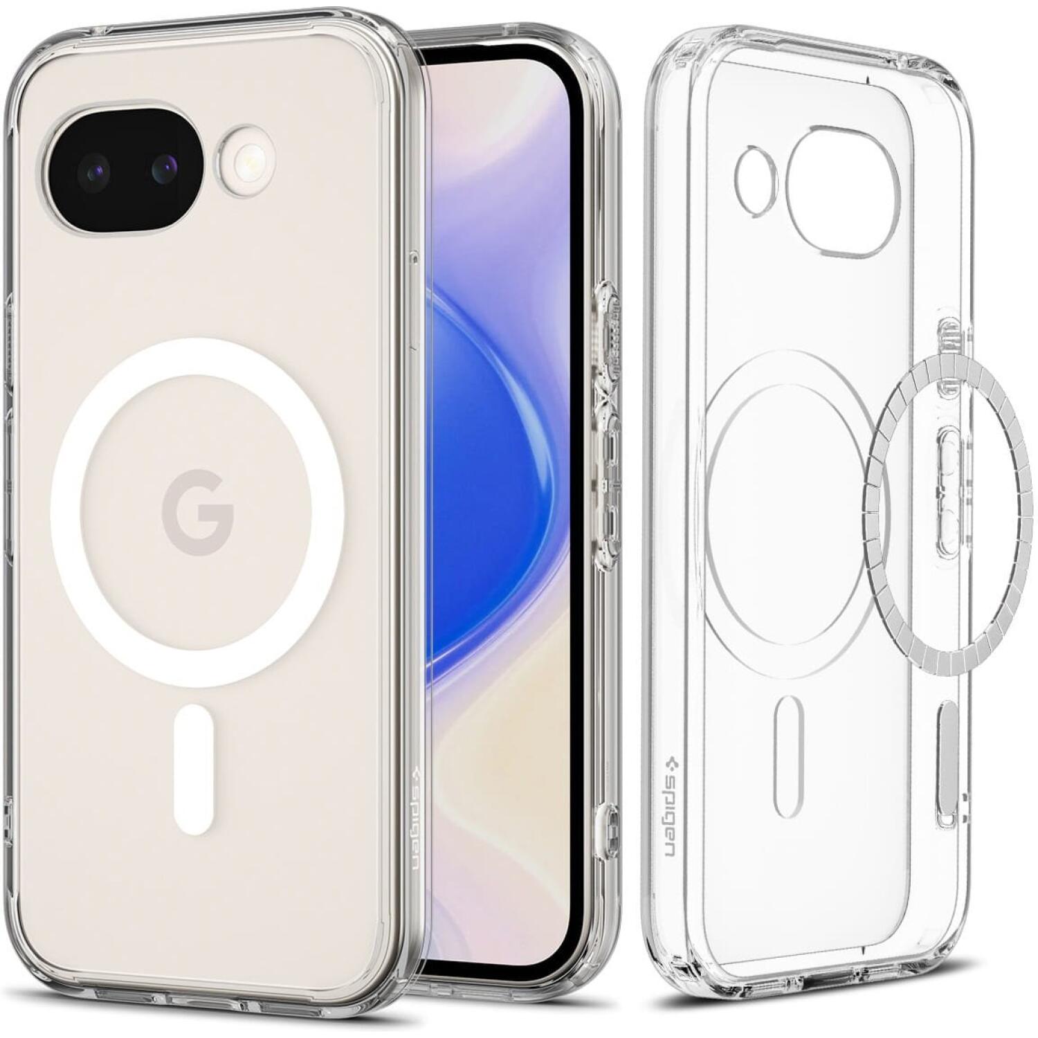 Θήκη Google Pixel 10a Spigen Ultra Hybrid MagFit Ανθεκτική Σκληρή με MagSafe Clear / White