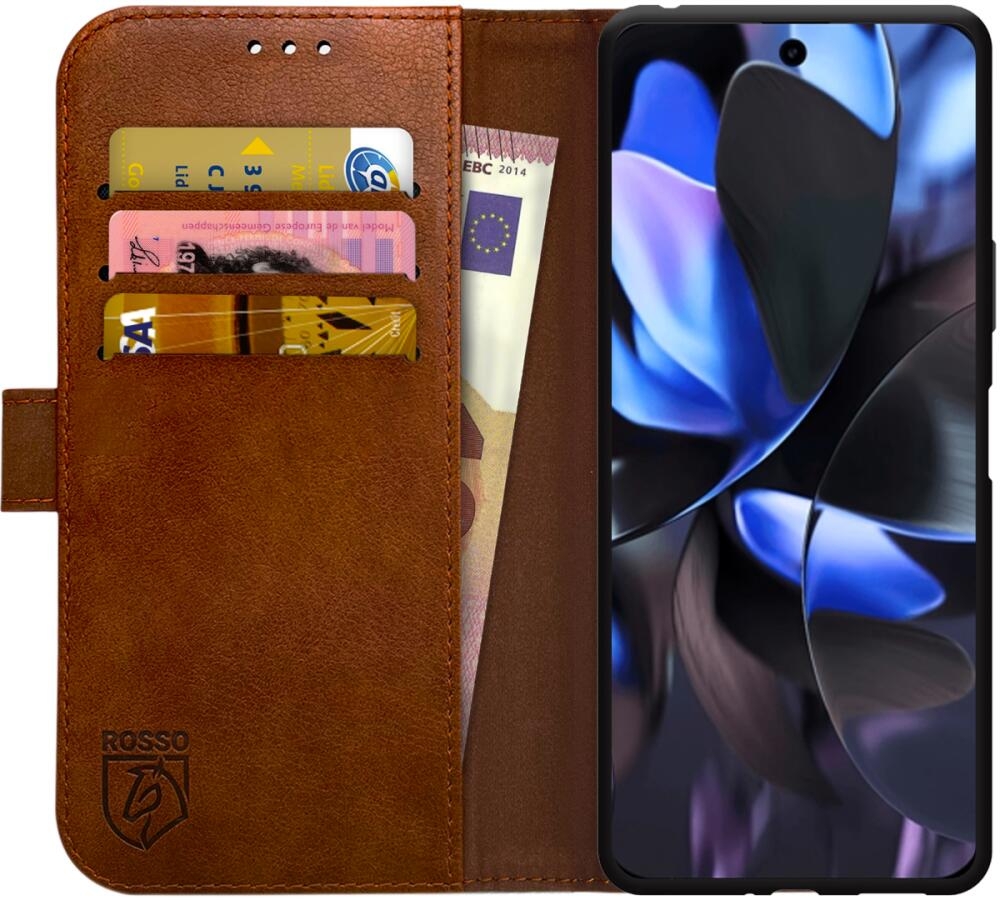 Θήκη Google Pixel 9 / 9 Pro - Rosso Element PU Πορτοφόλι - Brown 