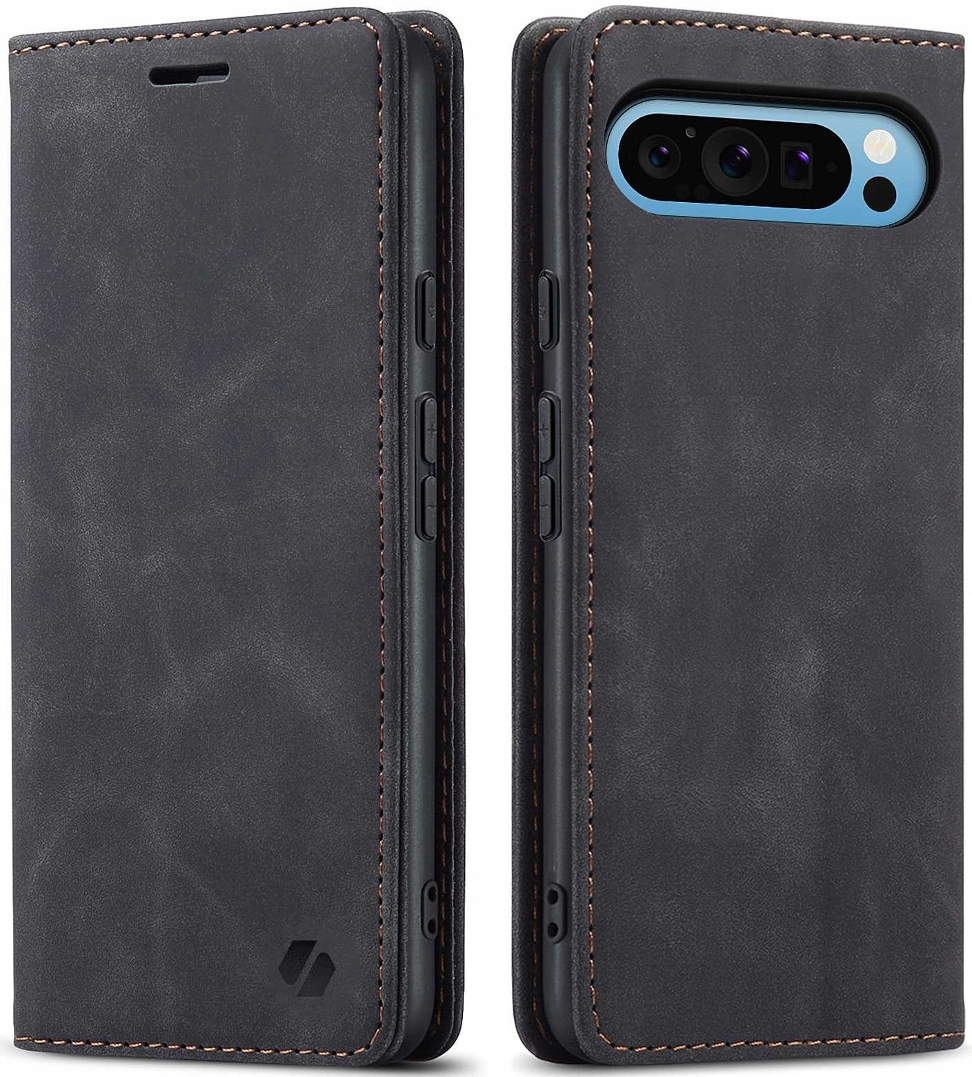 Θήκη Google Pixel 9 Pro XL - Spacecase Wallet Πορτοφόλι - Black