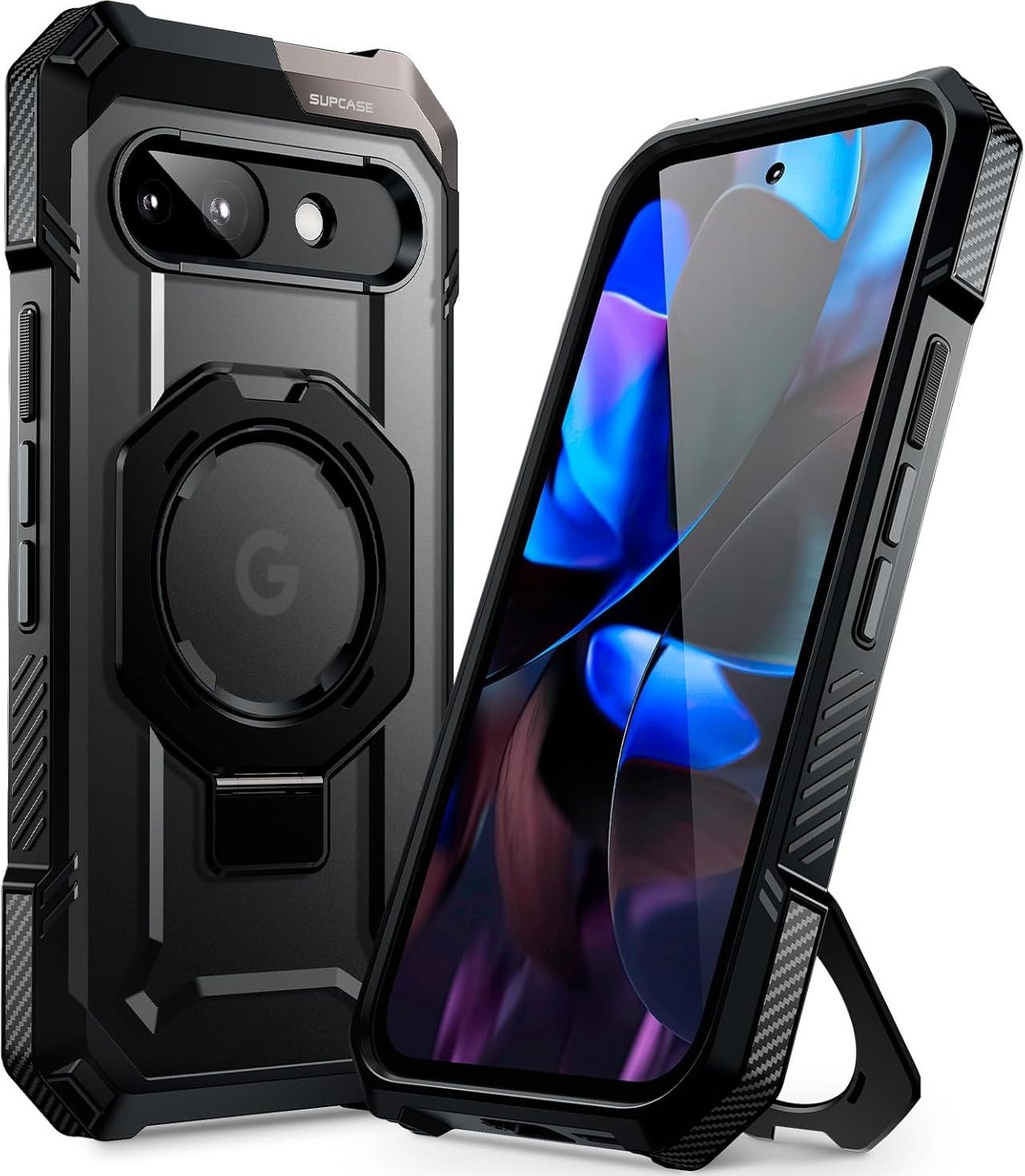 Θήκη Google Pixel 9a Supcase Unicorn Beetle Grip Mag Ανθεκτική με MagSafe & KickStand Black