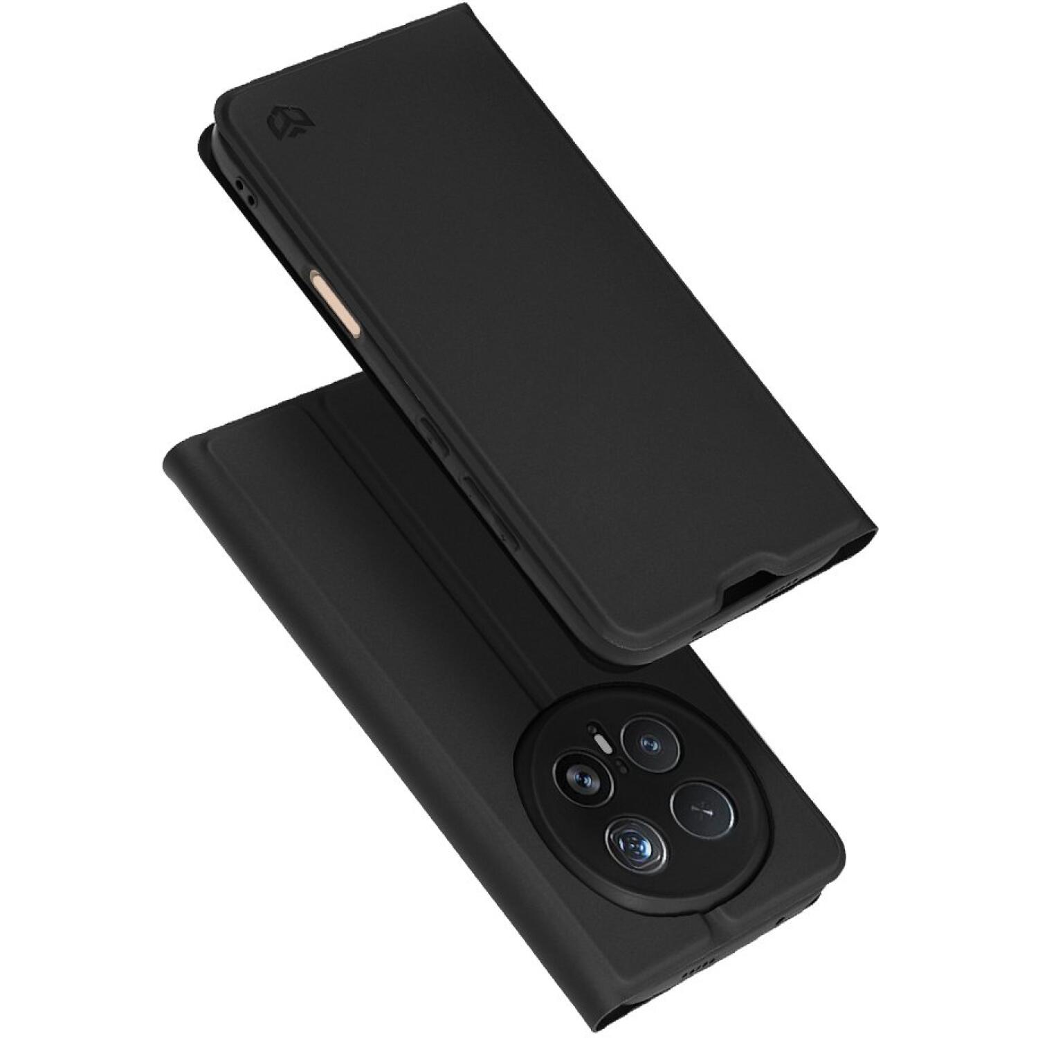 Θήκη Honor Magic8 Pro Techsuit Magskin Book Πορτοφόλι από Οικολογικό Δέρμα Black