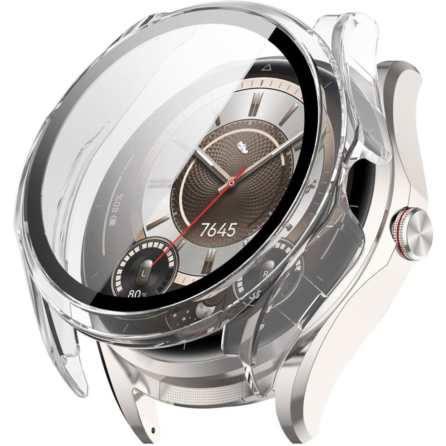 Θήκη Huawei Watch Buds 2 Techsuit Defense360 Pro με Tempered Glass Clear