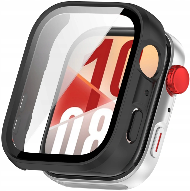 Θήκη Huawei Watch Fit 4 Tech-Protect Defense με Tempered Glass Black