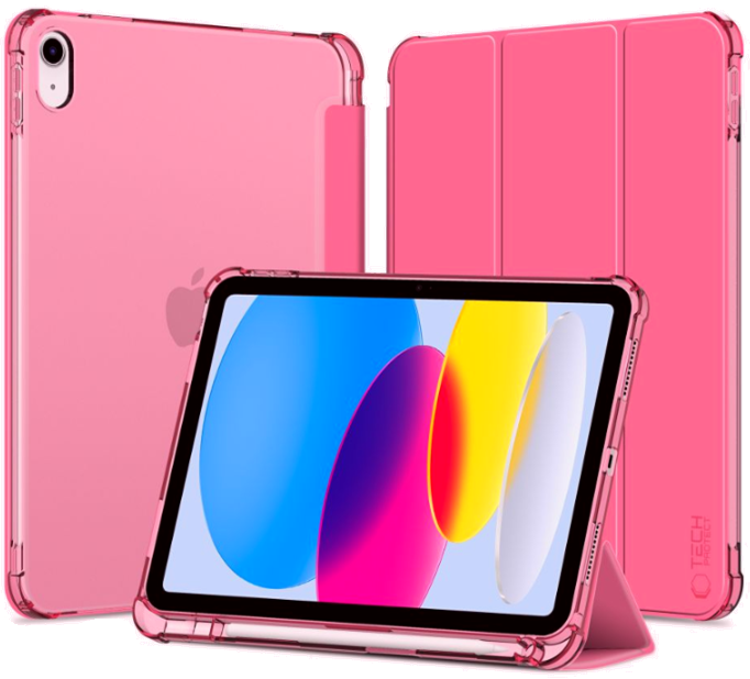 Θήκη iPad (A16) 11th Gen. 2025 11" / 10th Gen. 2022 10.9" Tech-Protect SC Pen Hybrid Flip με Υποδοχή για Apple Pencil Crystal Magenta