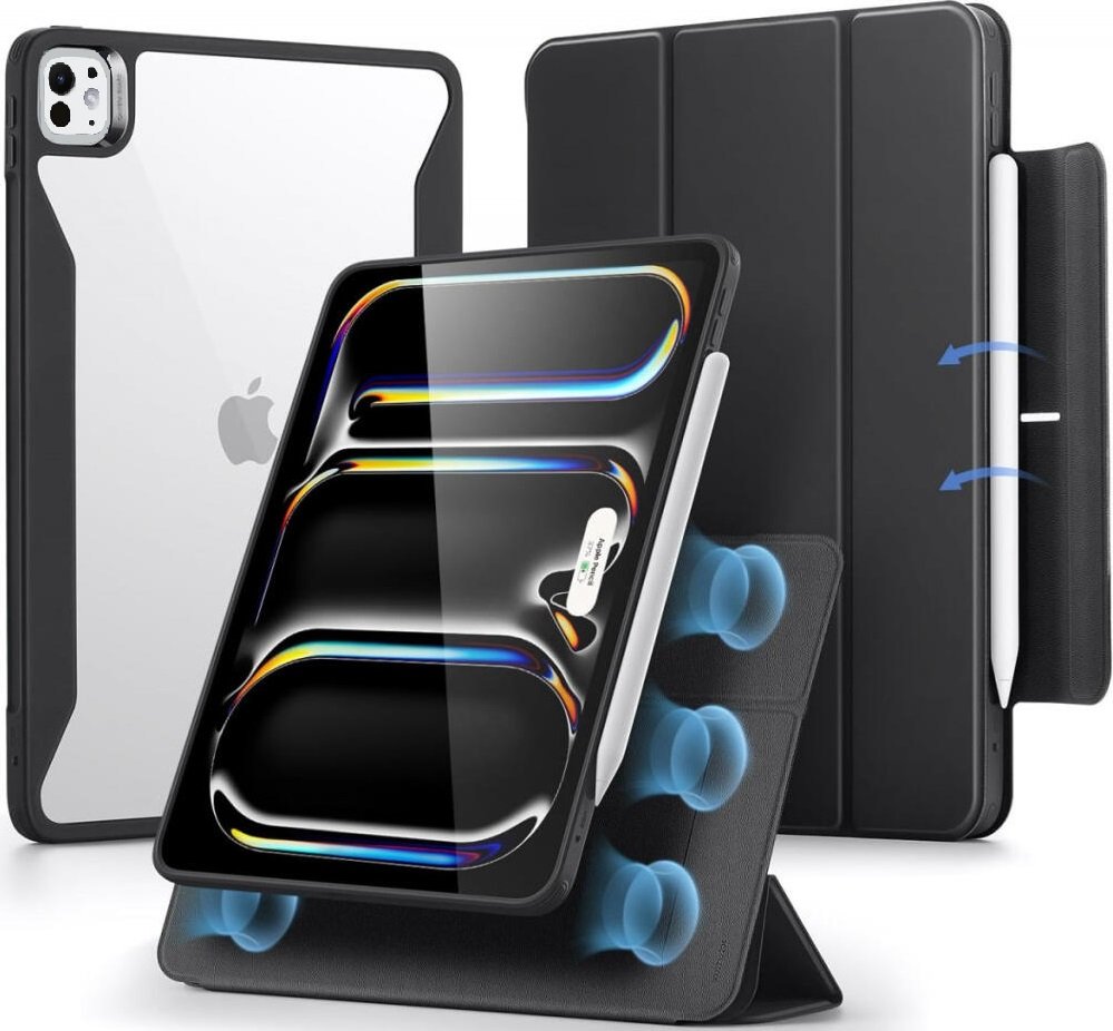 Θήκη iPad Pro 13" 2024 ESR Rebound Hybrid 360 Μαγνητική με Υποδοχή Apple Pencil Black