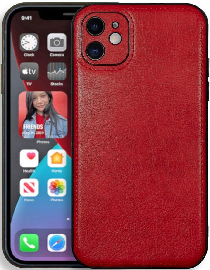 Θήκη iPhone 11 Bodycell Prestige Backcover με Πλαίσιο Κάμερας Red