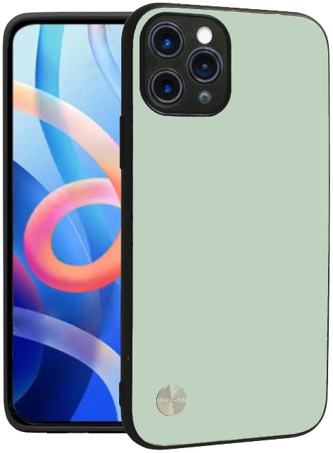 Θήκη iPhone 11 Pro Bodycell Vegan Cover Σκληρή Light Green