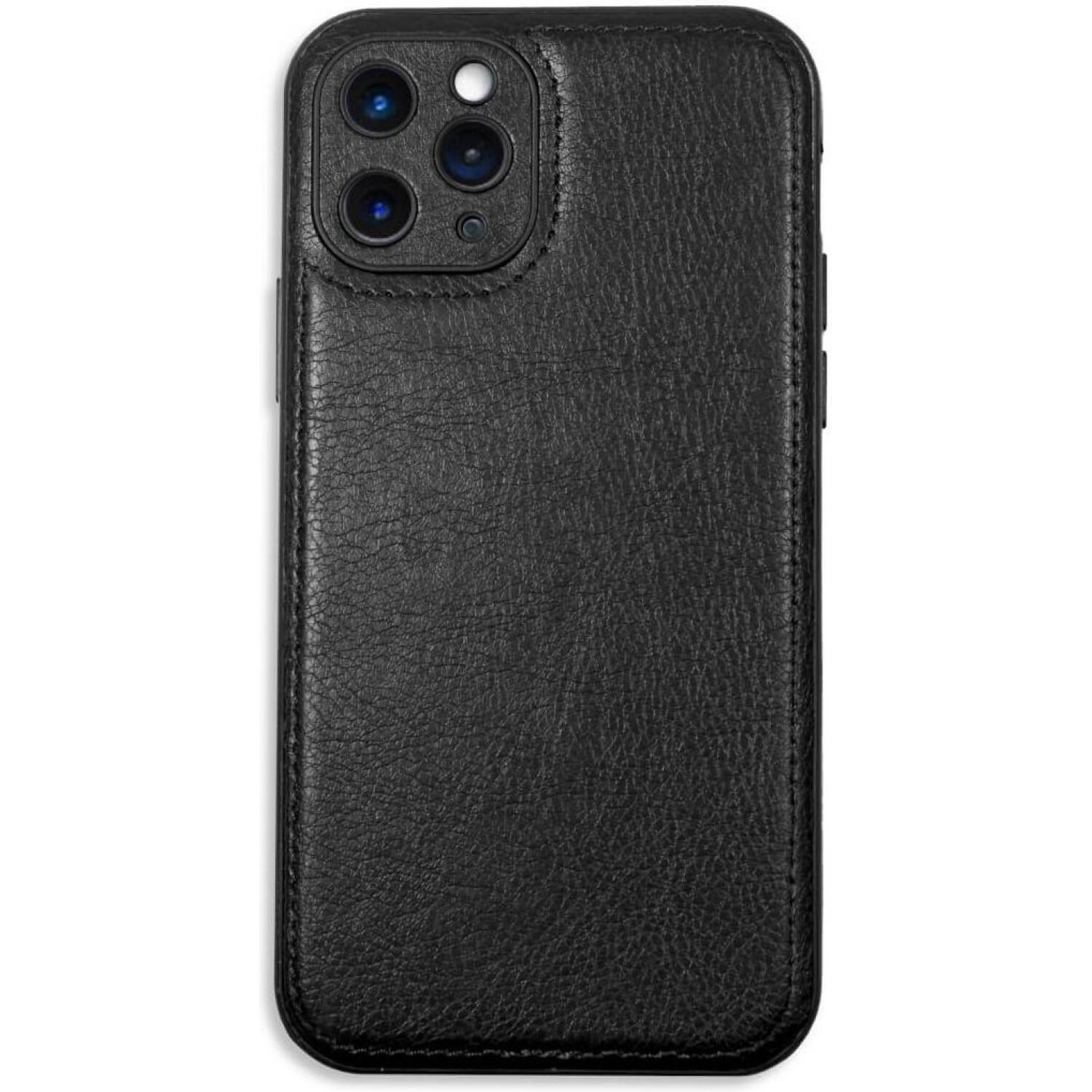 Θήκη iPhone 11 Pro Max Bodycell Prestige Backcover με Πλαίσιο Κάμερας Black