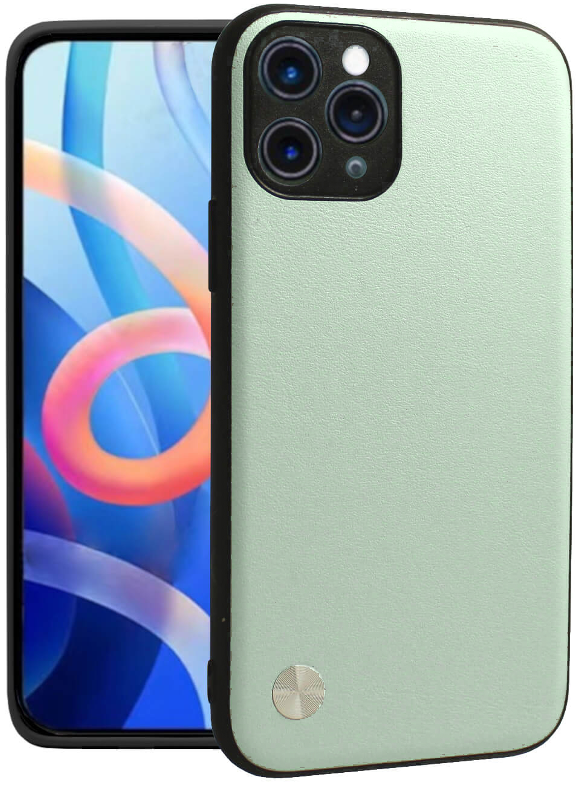 Θήκη iPhone 11 Pro Max Bodycell Vegan Cover Σκληρή Light Green