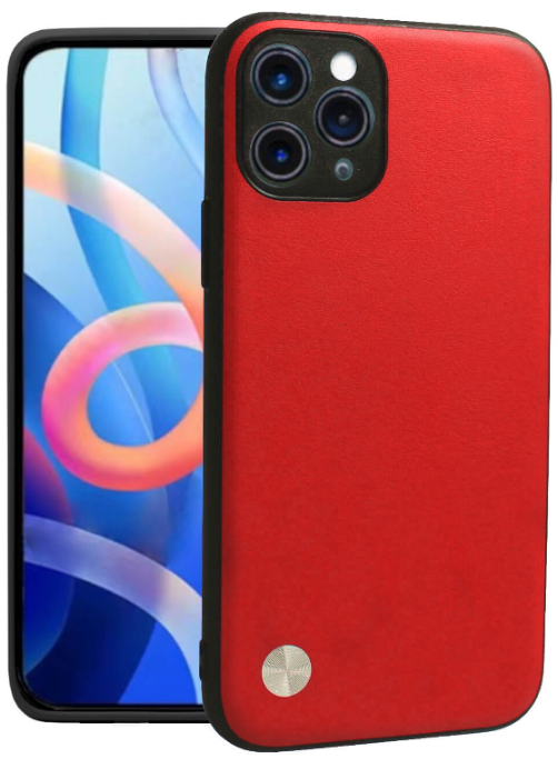 Θήκη iPhone 11 Pro Max Bodycell Vegan Cover Σκληρή Red