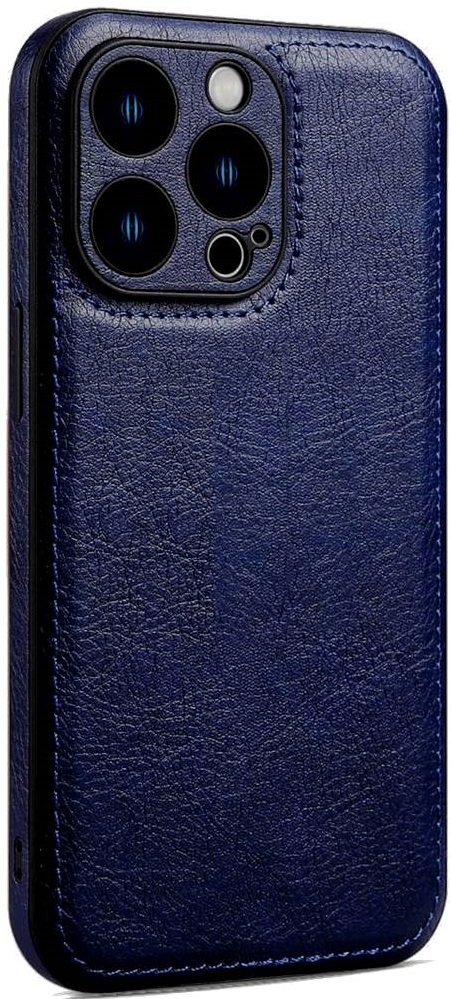 Θήκη iPhone 12 Pro Max Bodycell Prestige Backcover με Πλαίσιο Κάμερας Blue