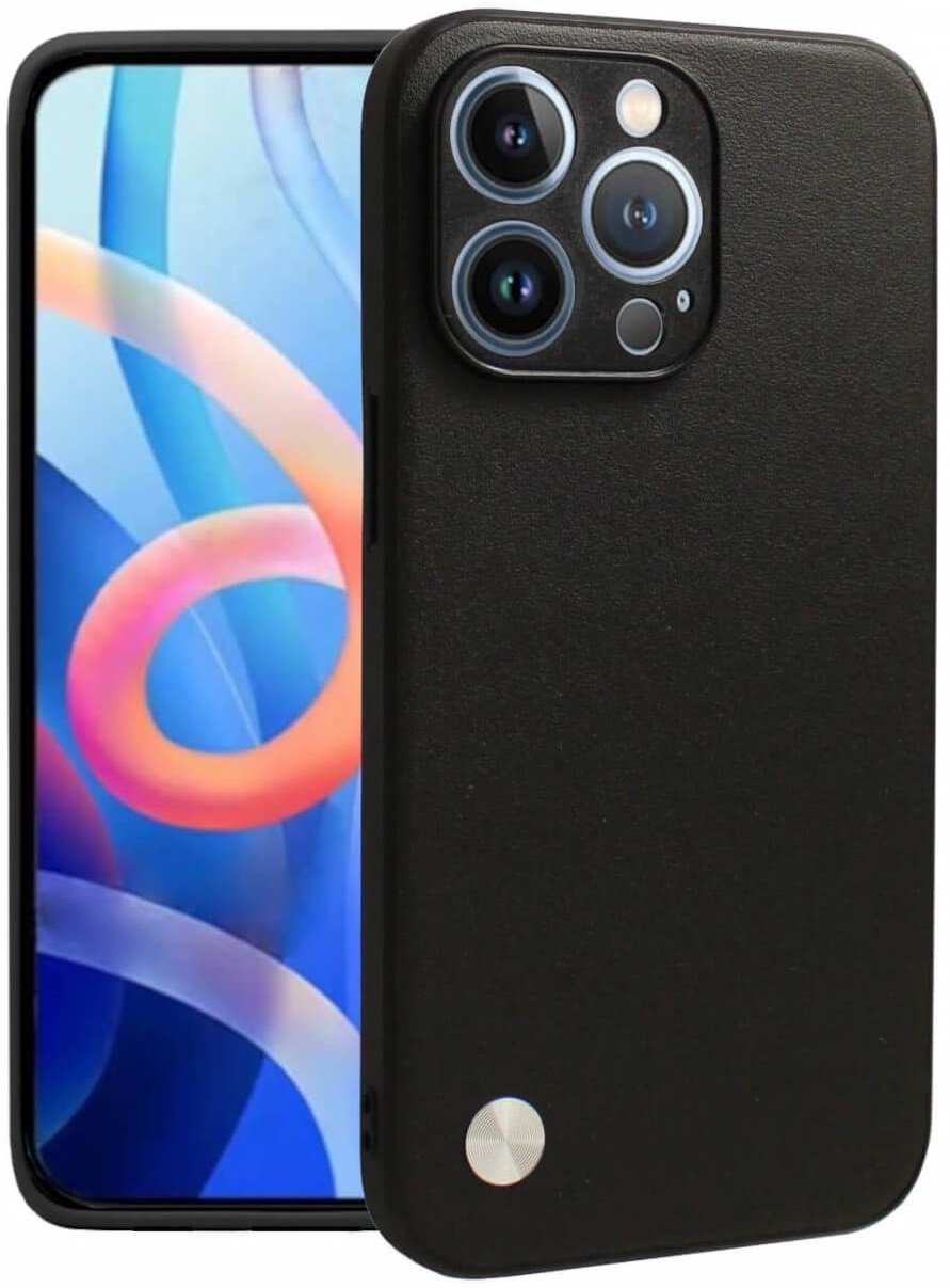 Θήκη iPhone 13 Pro Bodycell Vegan Cover Σκληρή Black