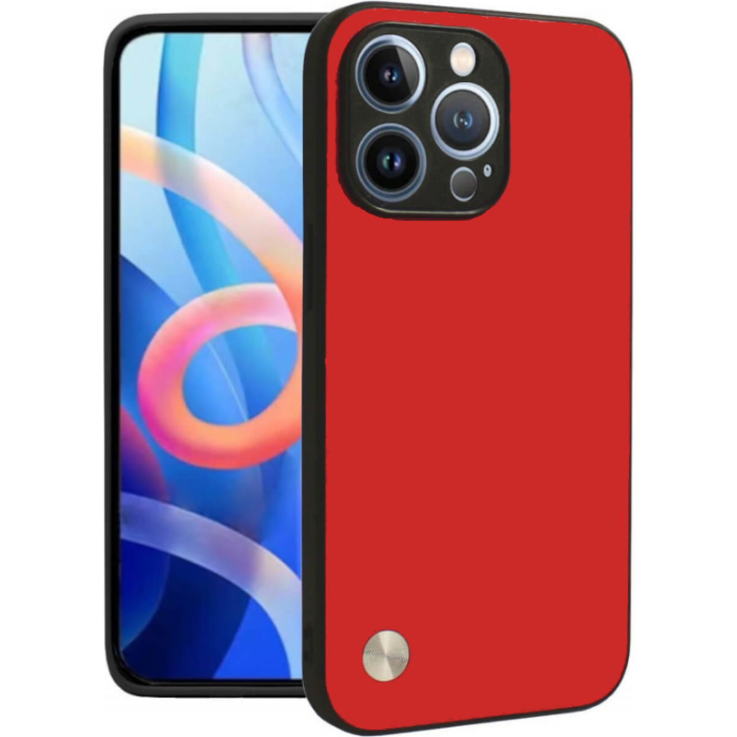 Θήκη iPhone 13 Pro Bodycell Vegan Cover Σκληρή Red
