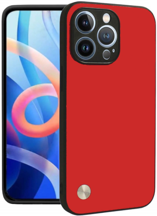 Θήκη iPhone 13 Pro Max Bodycell Vegan Cover Σκληρή Red