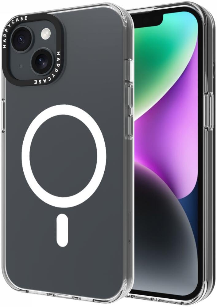 Θήκη iPhone 16e / 14 / 13 HappyCase Joy Διάφανη Σκληρή με MagSafe Crystal Clear