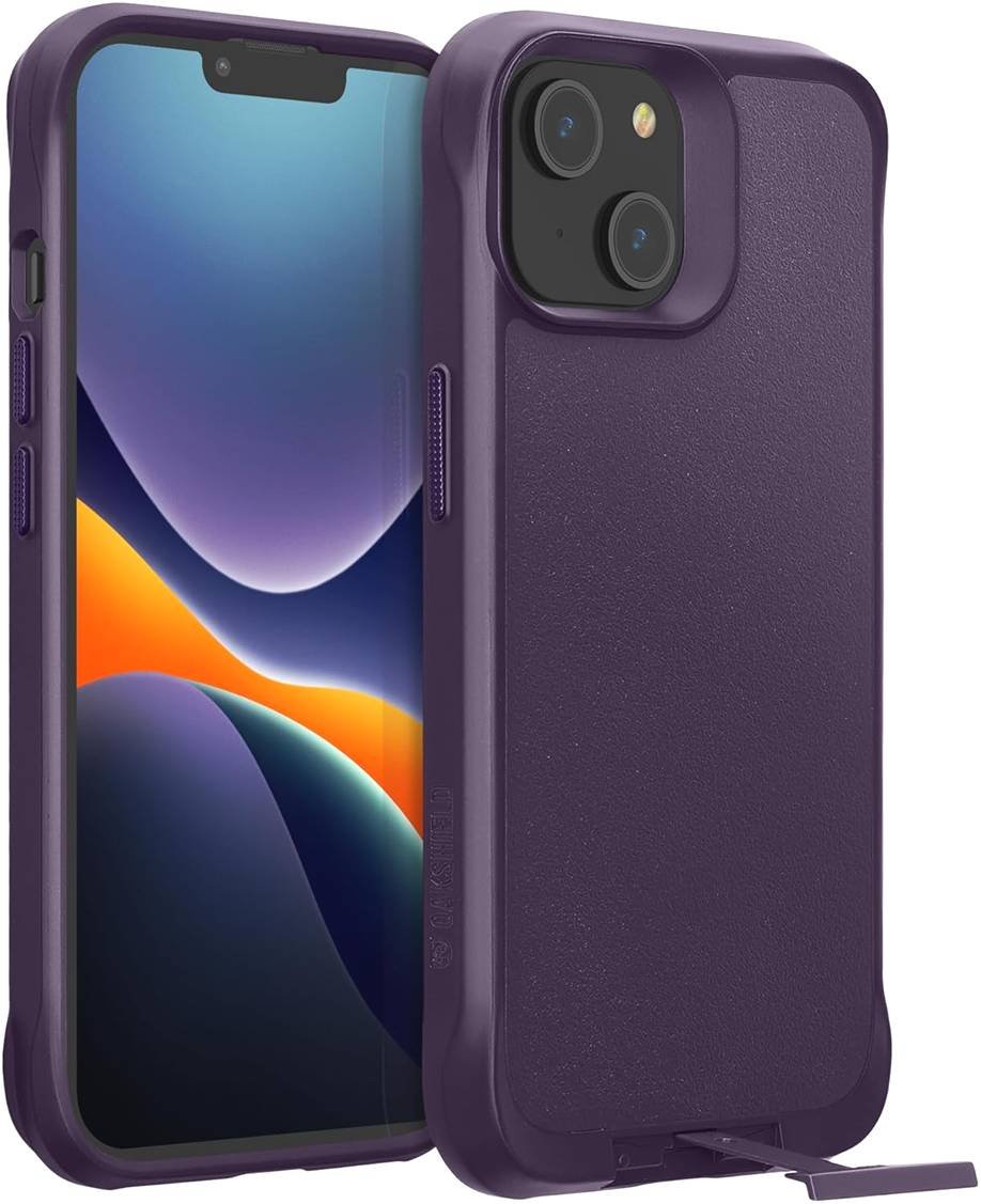 Θήκη iPhone 14 Oakshield Σκληρή με KickStand Violet