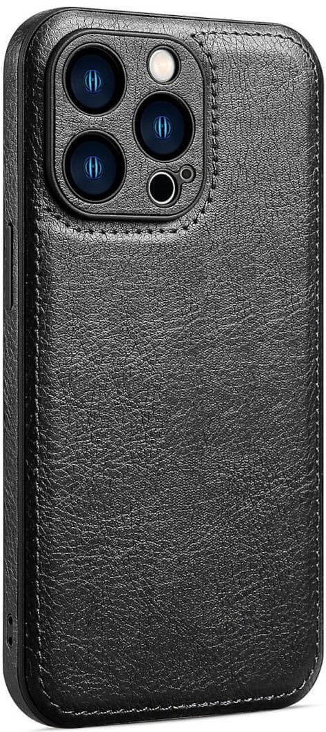 Θήκη iPhone 14 Pro Bodycell Prestige Backcover με Πλαίσιο Κάμερας Black