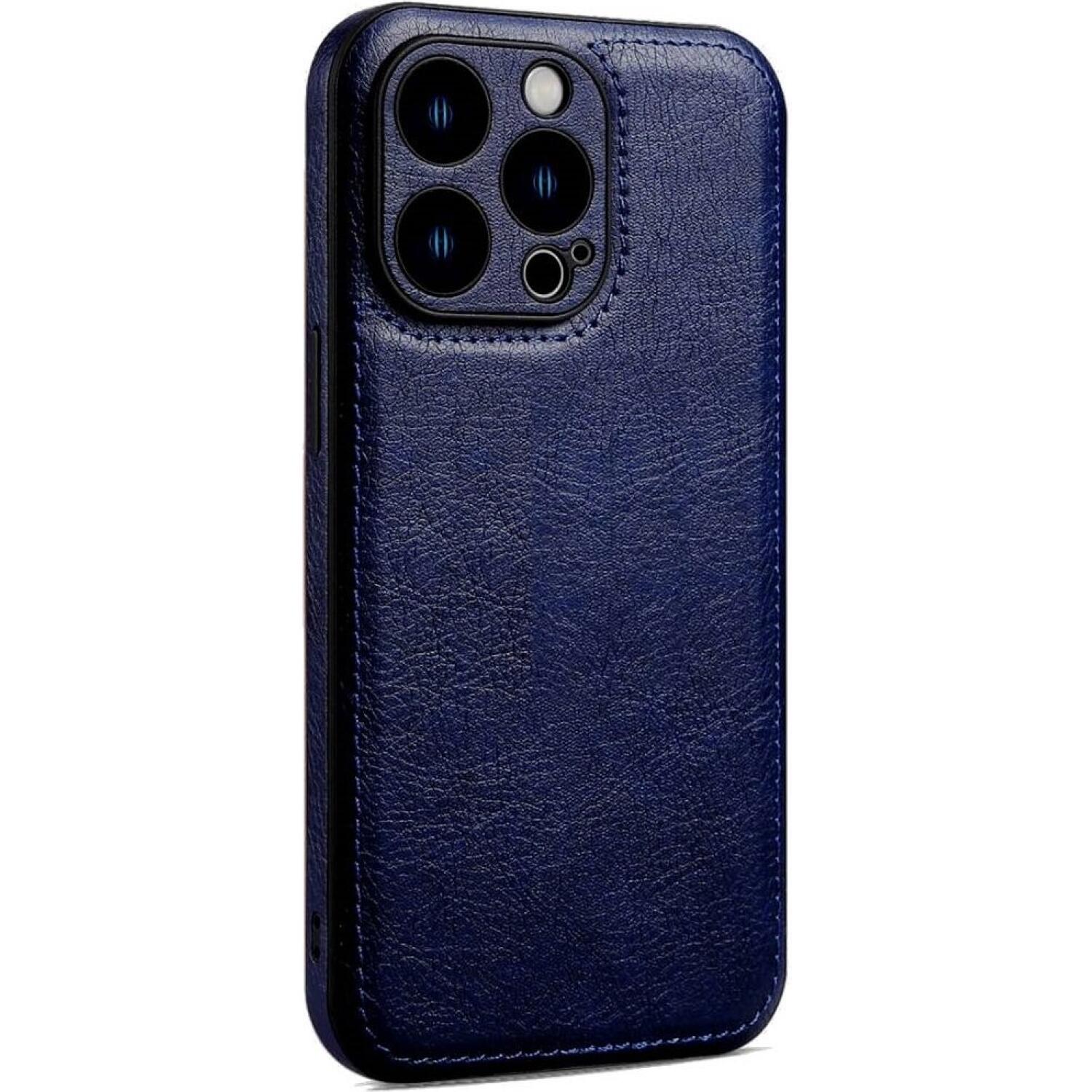 Θήκη iPhone 14 Pro Bodycell Prestige Backcover με Πλαίσιο Κάμερας - Blue (5206015068324)