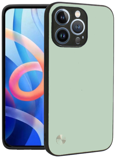 Θήκη iPhone 14 Pro Bodycell Vegan Cover Σκληρή Light Green