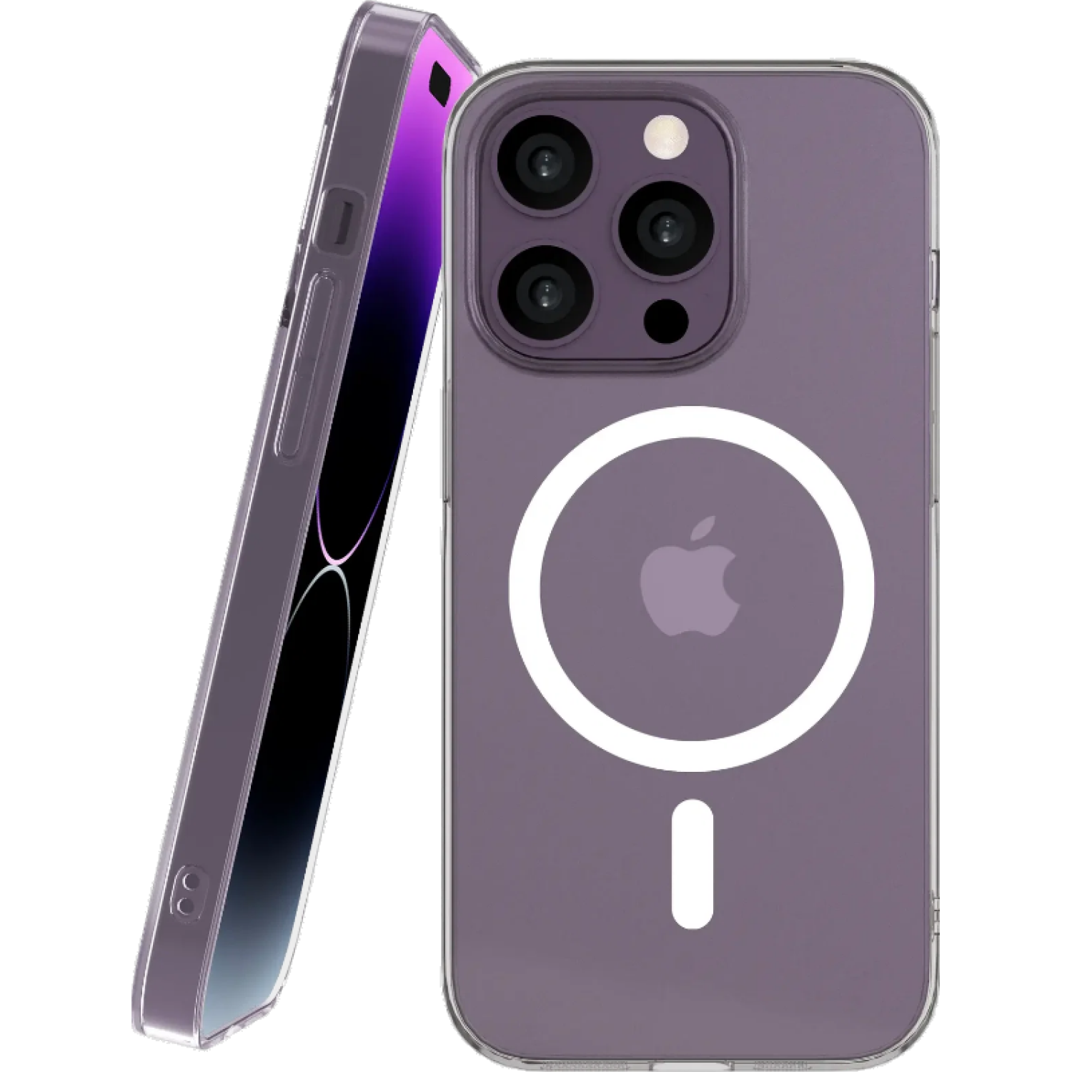 Θήκη iPhone 14 Pro Nekit Bare Thin Case Σκληρή Λεπτή Διάφανη με MagSafe 1.2mm Transparent