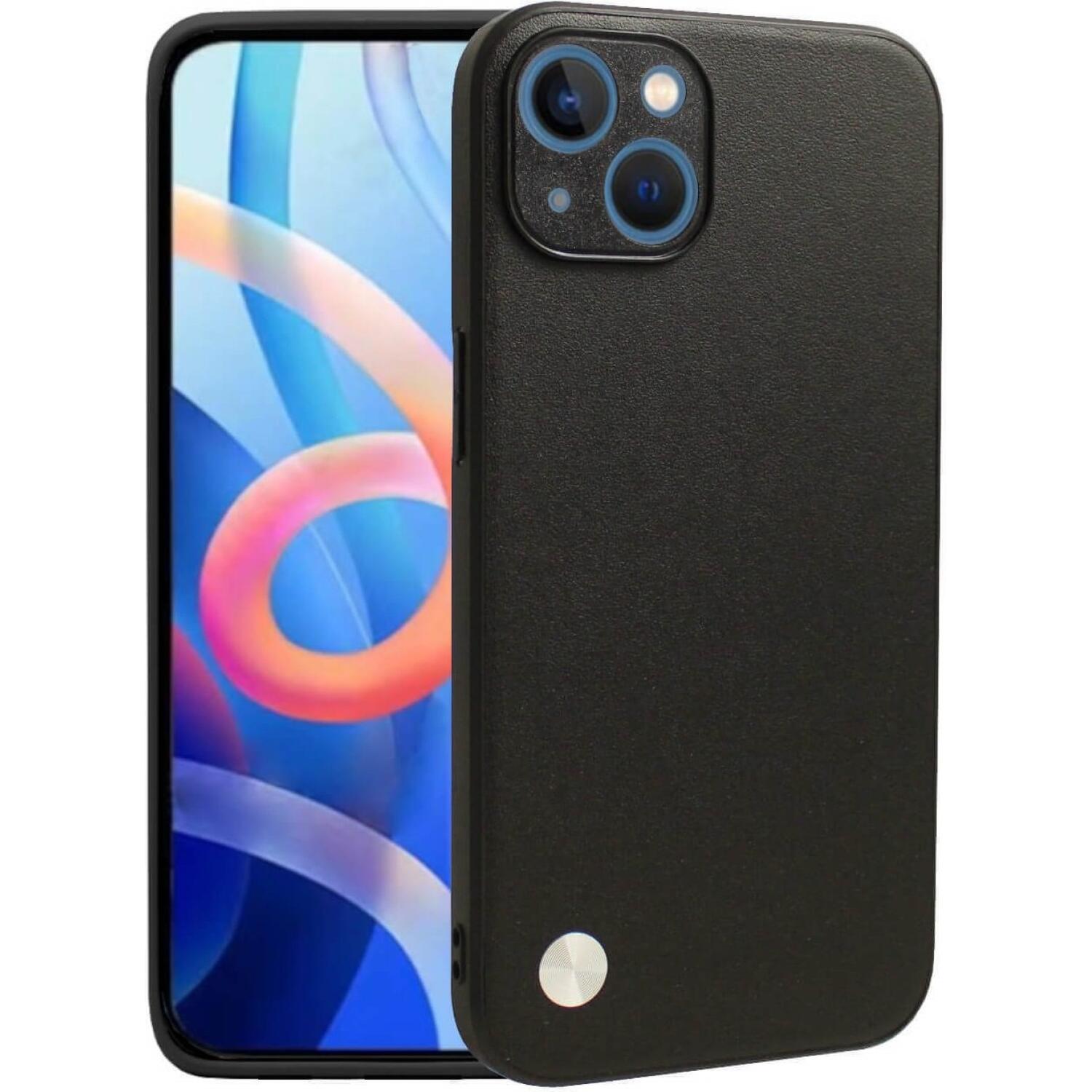 Θήκη iPhone 15 Plus Bodycell Vegan Cover Σκληρή - Black (5206015075933)