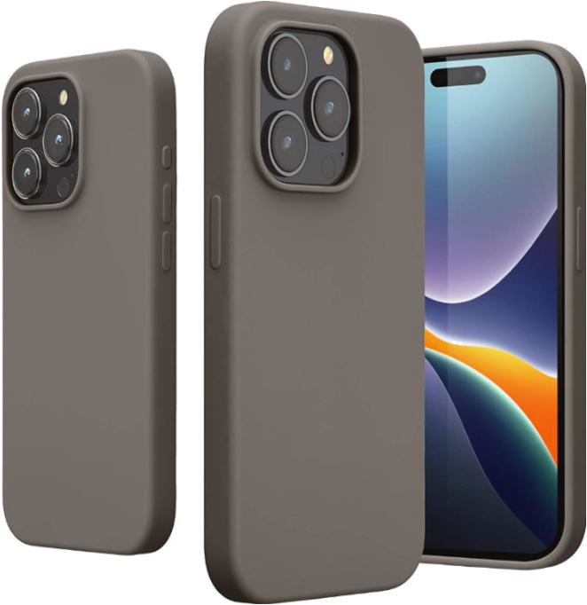 Θήκη iPhone 15 Pro Max Spacecase Pure Mag Σκληρή με MagSafe Gray 