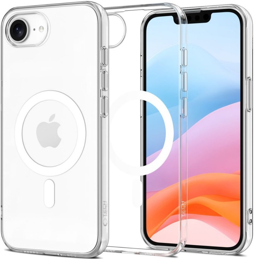 Θήκη iPhone 16e Tech-Protect FlexAir Διάφανη Σιλικόνης με MagSafe Clear