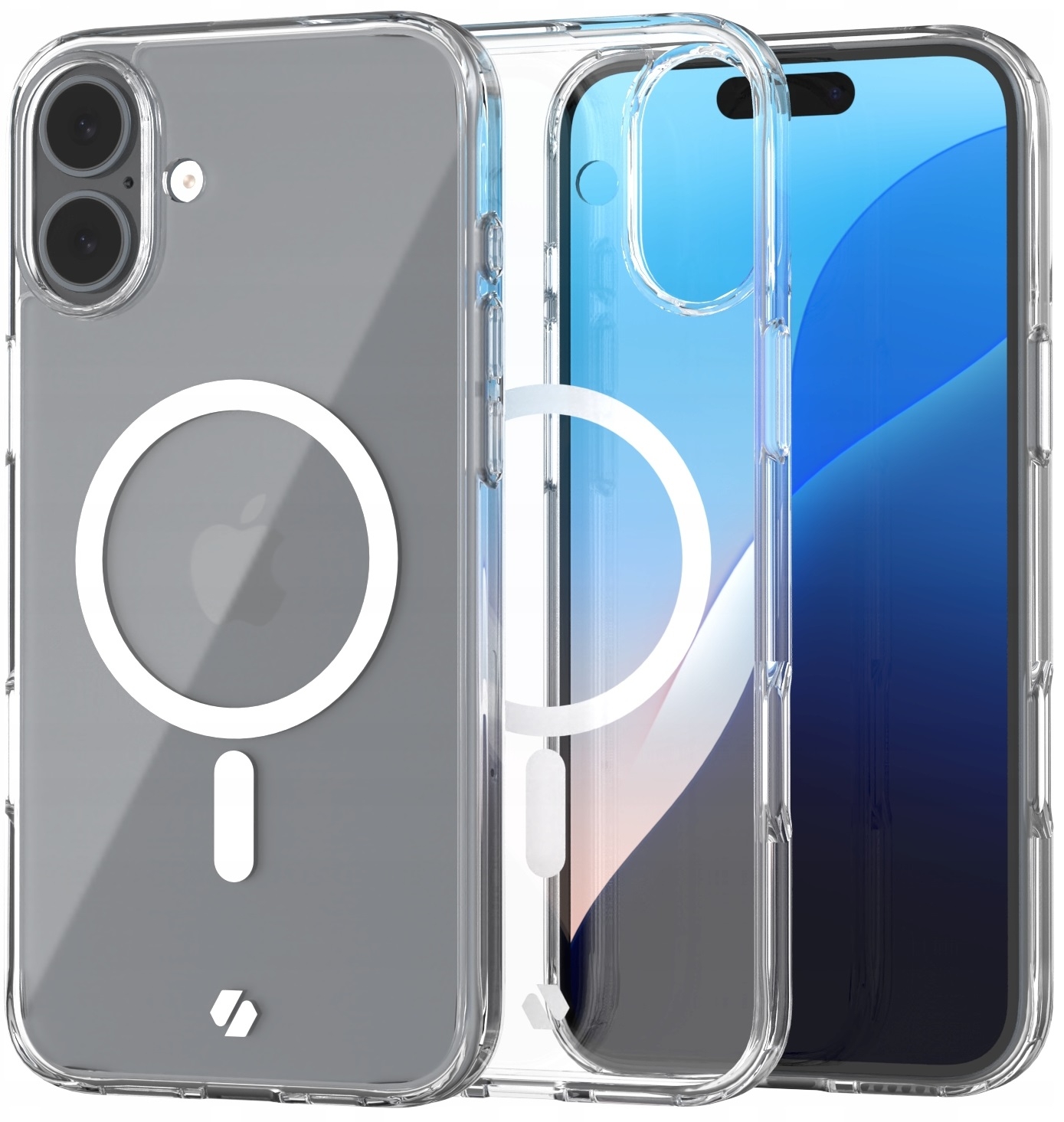 Θήκη iPhone 16 Plus Spacecase Clear MagSafe Σκληρή Διάφανη με MagSafe Transparent