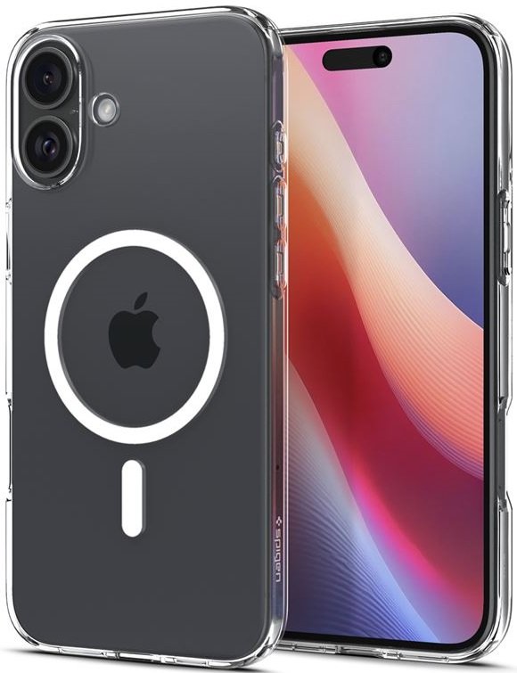 Θήκη iPhone 16 Plus Spigen Liquid Crystal MagFit Σιλικόνης με MagSafe Crystal Clear