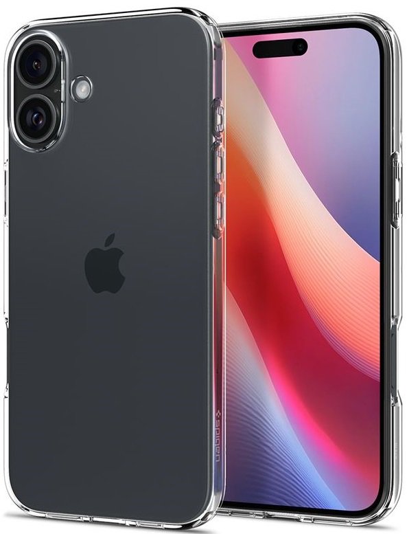 Θήκη iPhone 16 Plus Spigen Liquid Crystal Σιλικόνης Crystal Clear