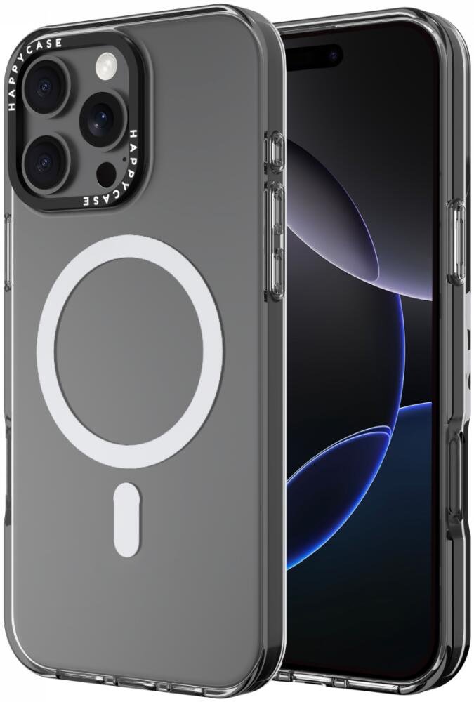 Θήκη iPhone 16 Pro HappyCase Joy Διάφανη Σκληρή με MagSafe Crystal Clear