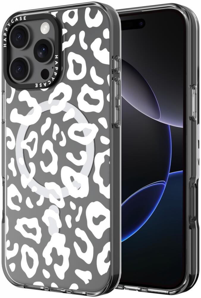 Θήκη iPhone 16 Pro Max HappyCase Joy Διάφανη Σκληρή με MagSafe Wild Leopard