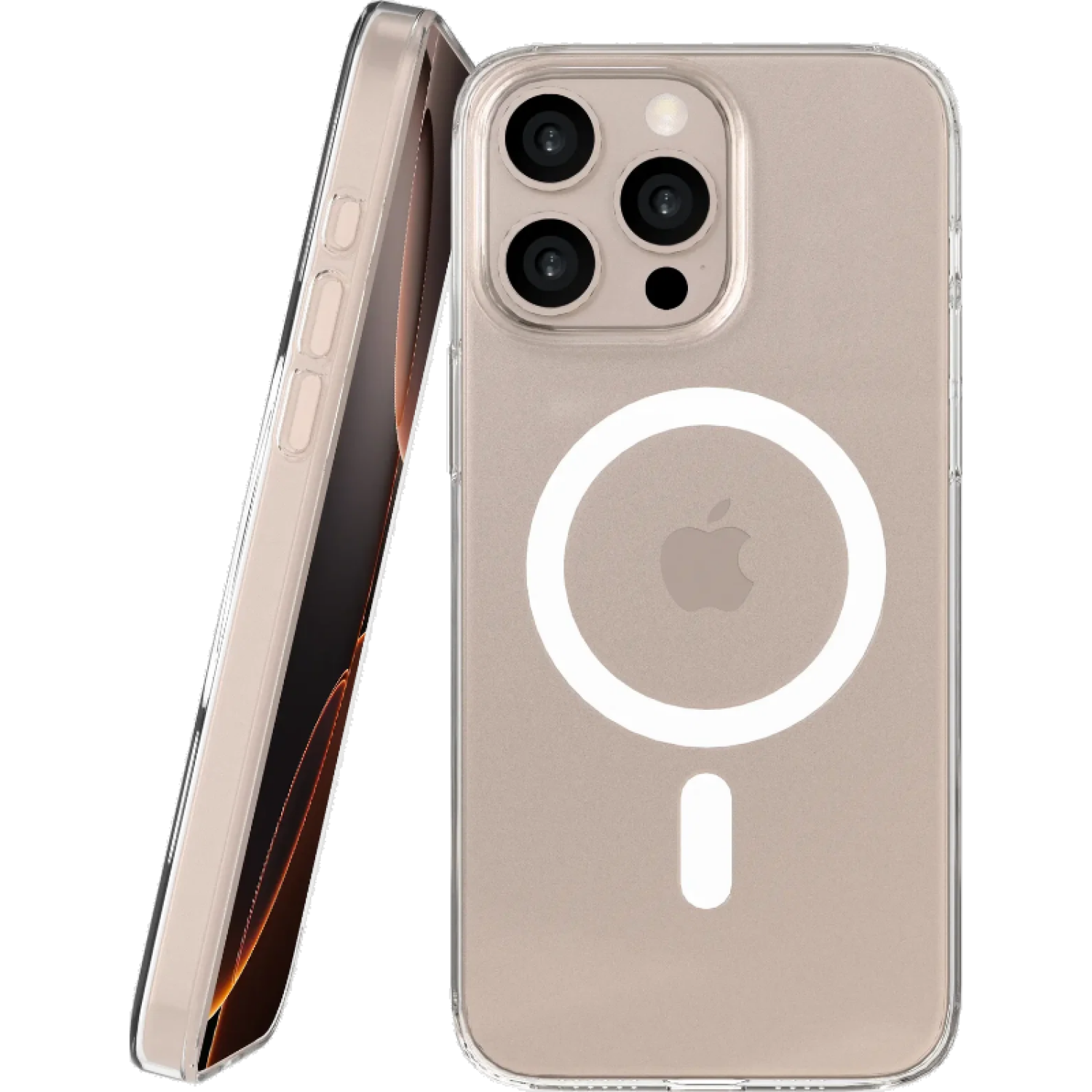 Θήκη iPhone 16 Pro Max Nekit Bare Thin Case Σκληρή Λεπτή Διάφανη με MagSafe 1.2mm Transparent