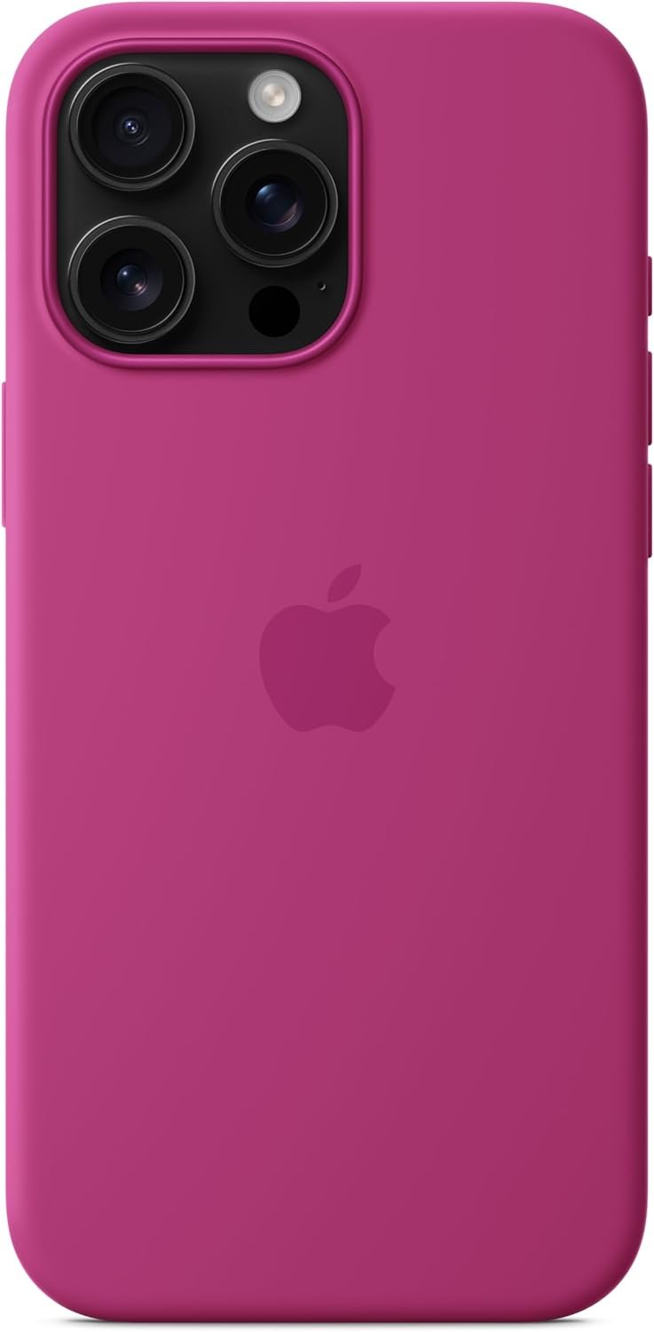 Θήκη iPhone 16 Pro Max Official Apple Silicone Case Σιλικόνης με MagSafe Fuchsia
