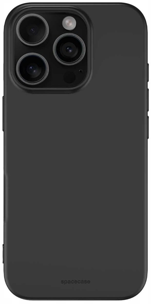 Θήκη iPhone 16 Pro Max Spacecase Silicone Case Σιλικόνης Black