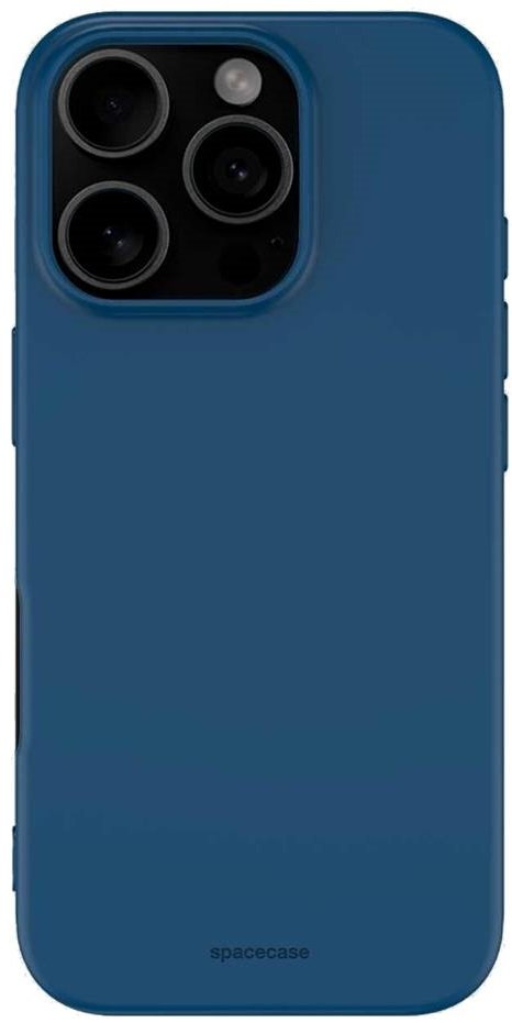 Θήκη iPhone 16 Pro Max Spacecase Silicone Case Σιλικόνης Blue