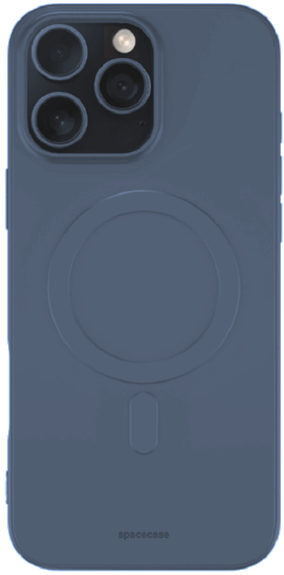 Θήκη iPhone 16 Pro Max Spacecase Silicone Magnetic Case Σιλικόνης με MagSafe Blue