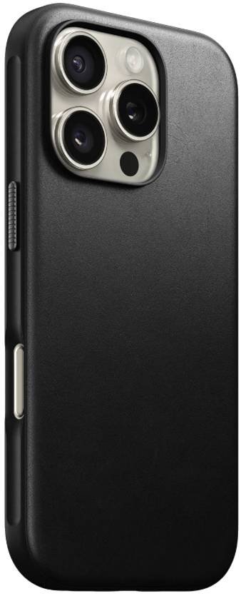 Θήκη iPhone 16 Pro Nomad Modern Leather Case Δερμάτινη με MagSafe Black
