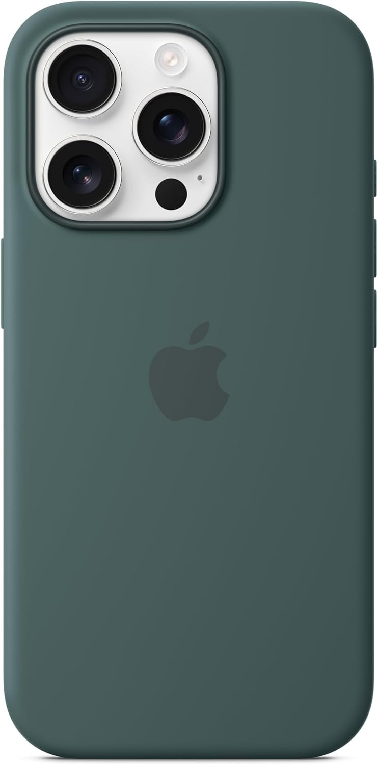 Θήκη iPhone 16 Pro Official Apple Silicone Case Σιλικόνης με MagSafe Lake Green